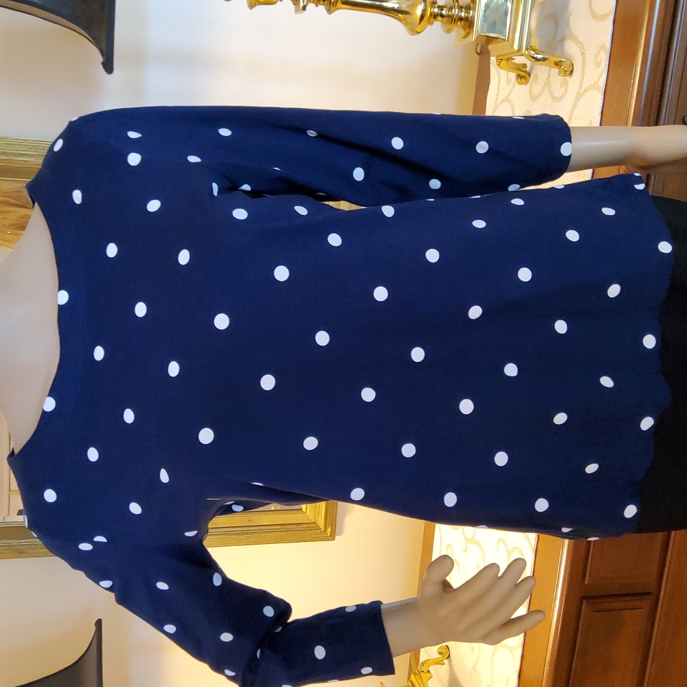 St. John's Bay Polka Dot Top